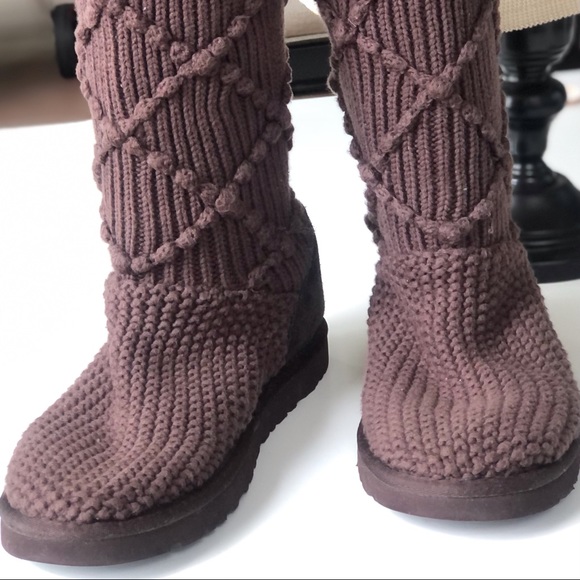 ugg classic argyle knit boots